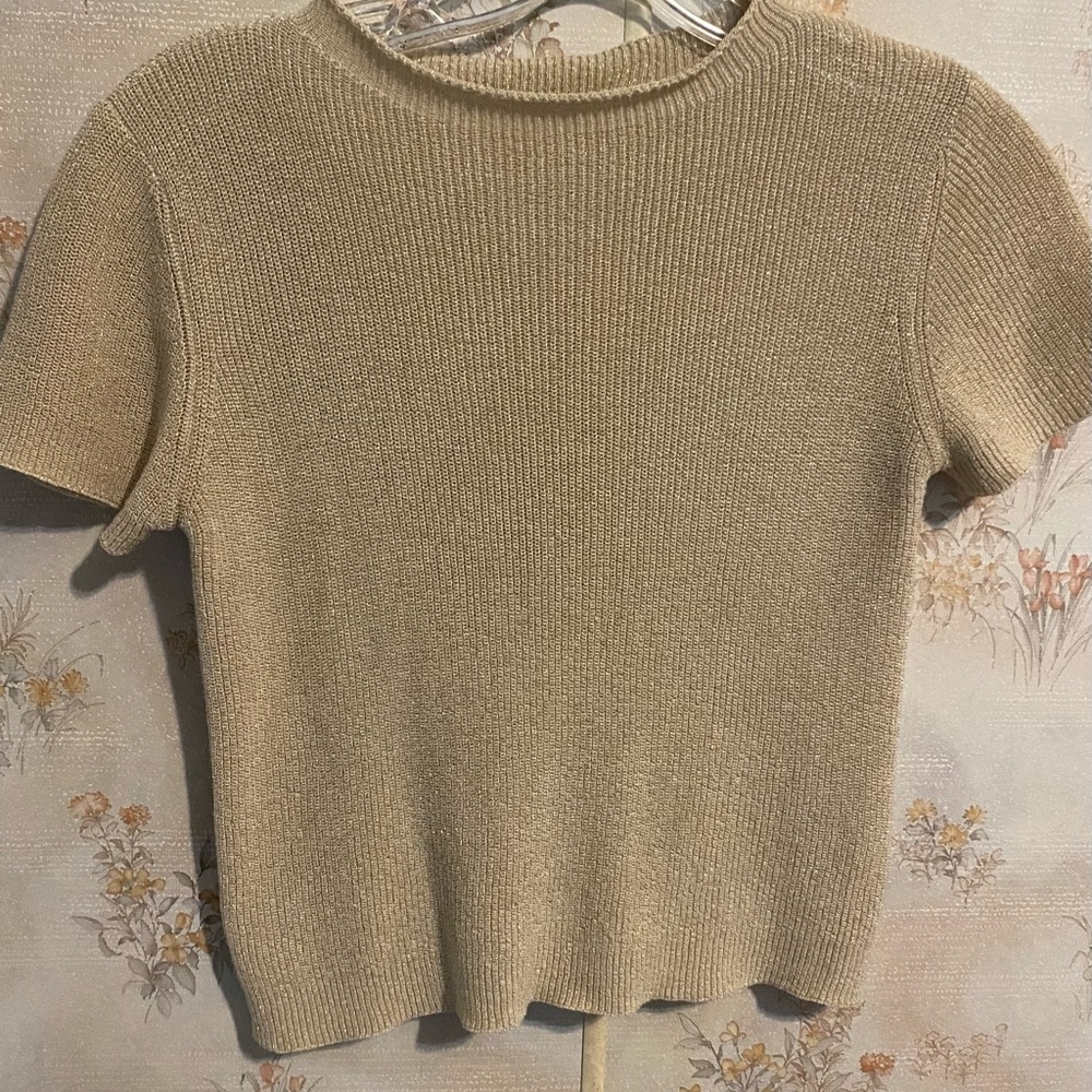 Elegant Cream Knit Top